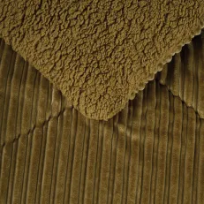 DAS HOME ΚΟΥΒΕΡΤΟΠΑΠΛΩΜΑ SHERPA ΜΟΝΟ 1180 OLIVE 2