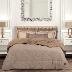 GREENWICH POLO CLUB ΚΟΥΒΕΡΤΟΠΑΠΛΩΜΑ KING SHERPA ESSENTIAL 4437 TAUPE