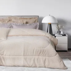 DAS HOME ΚΟΥΒΕΡΤΟΠΑΠΛΩΜΑ SHERPA ΜΟΝΟ 1366 ECRU