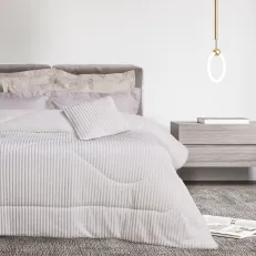 DAS HOME ΚΟΥΒΕΡΤΟΠΑΠΛΩΜΑ SHERPA ΜΟΝΟ 1364 WHITE